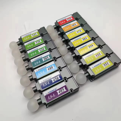 488nm 20mW 50mW 80mW Синий лазерный диодный модуль для биологических наук 0,5 м длина волокна