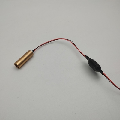 Mini 8mm Yellow Laser Module PWM/50% рабочий цикл ≤5mm Диаметр луча для лазерного выравнивания
